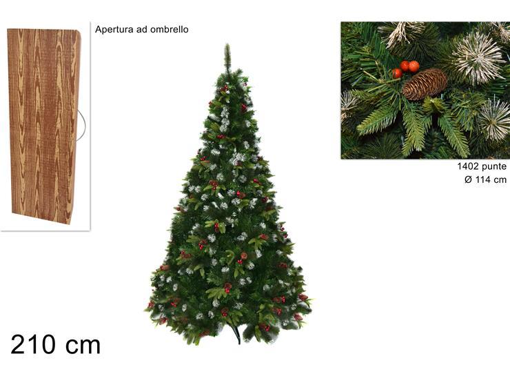 Árbol de navidad 210 cm  