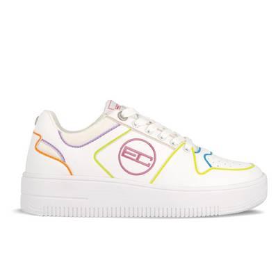 Tenis de mujer axel blanco y multicolor