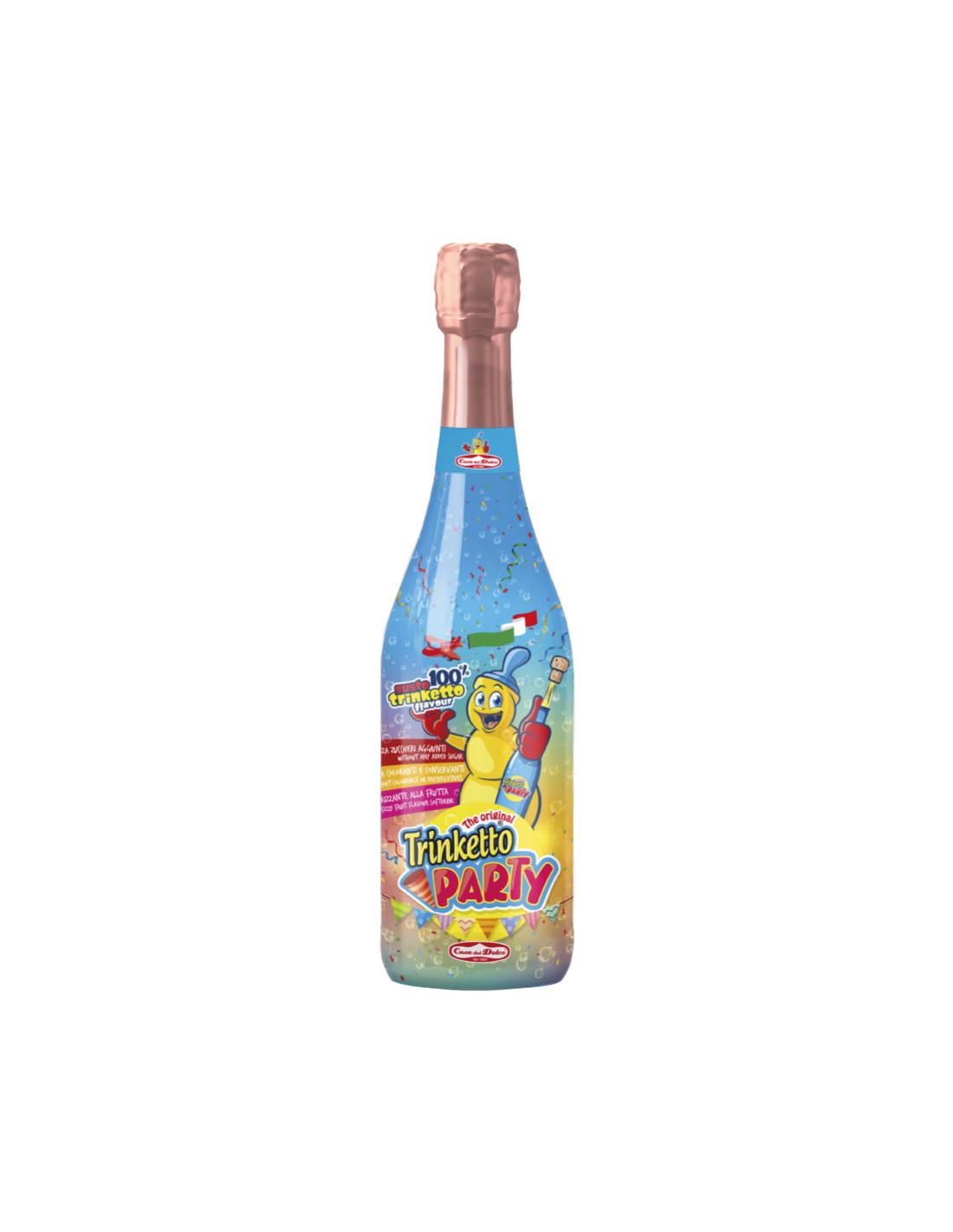 Botella con caramelos surtidos trinketto party 750gr