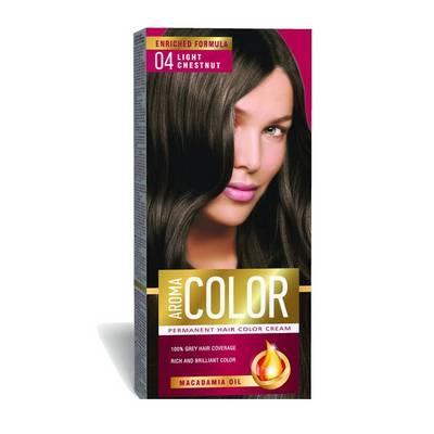 Tinte para cabello  04 castaño claro 45 ml 