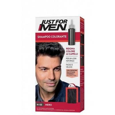 Tinta para cabello para hombre negro natural