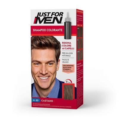 Tinta para cabello para hombre castaño