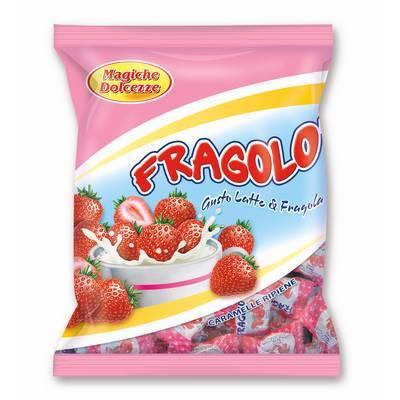 Caramelos leche y fresa 250gr