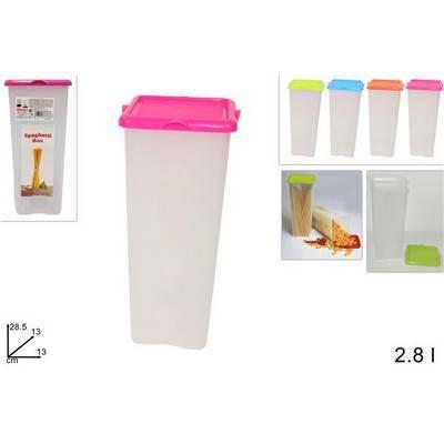 Contenedor plastico para pasta con tapa