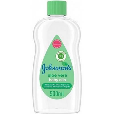 Aceite corporal para bebe con aloe vera  500 ml  johnson 