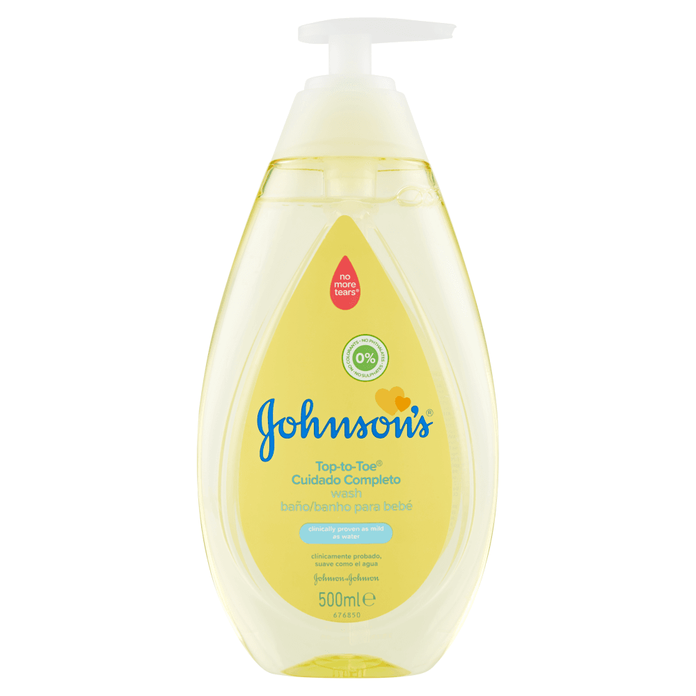 Champu y gel de baño para niños johnson's 500ml