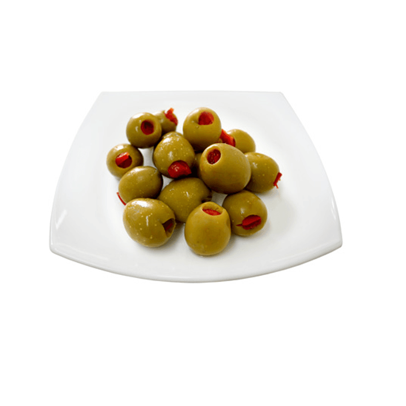 Aceituna verde relleno con pimiento ,125 g 