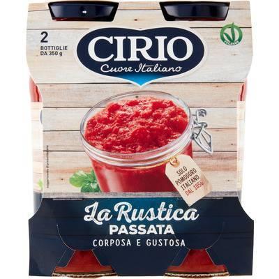 Pure de tomate rustico 350gr x 2 