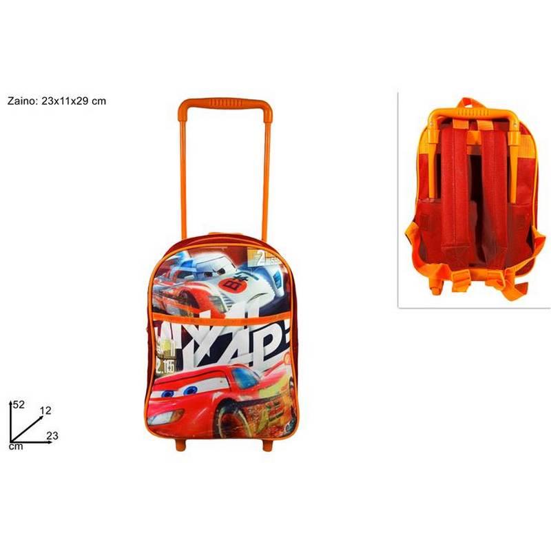 Mini mochila con ruedas  cars