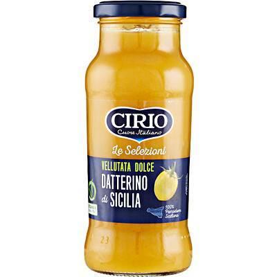 Salsa de tomate amarillo  gr.350 cirio