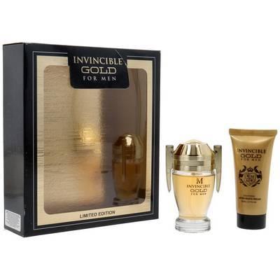 Perfume invisible gold for men 50ml+  50ml after shave hombre