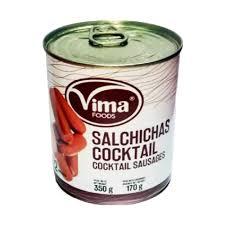  Salchicha  Cocktail  en lata 350 grs C/12    