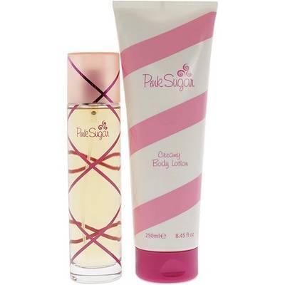 Perfume pink candy 50ml + crema corporal 50ml mujer