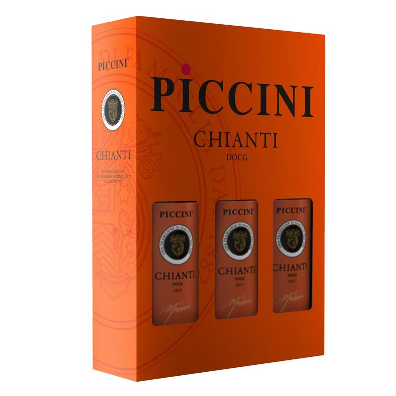 Vino tris chianti piccini 