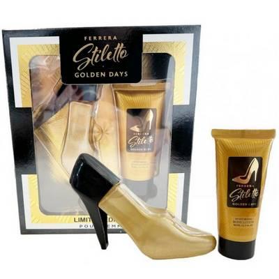 Perfume ferrera stiletto 50ml + crema corporal 50ml mujer