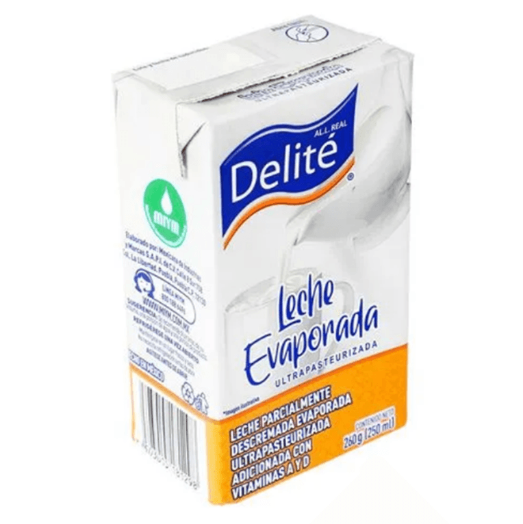 Leche evaporada 250 ml   