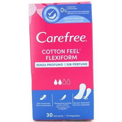 Almohadillas intimas flexiforme 30 pz carefree