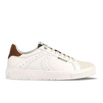 Tenis de hombre leroy blanco con cordones y con suela en goma  