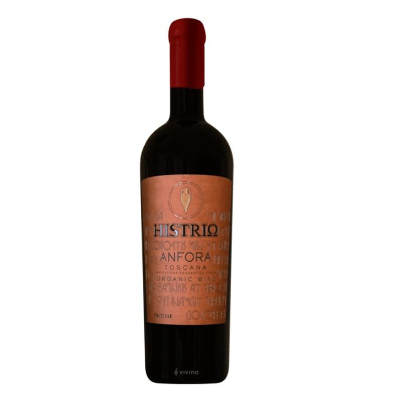 Vino tinto Piccini Histrio Anfora Toscana biologico 13,5%vol.