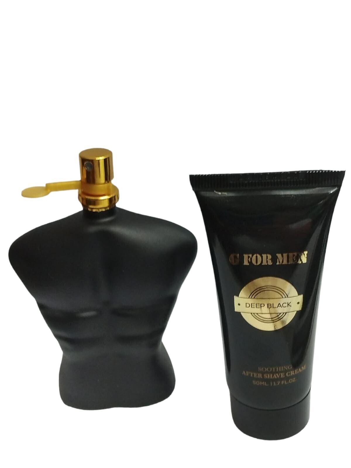 Perfume invisible black 50ml+ after shave 50ml hombre