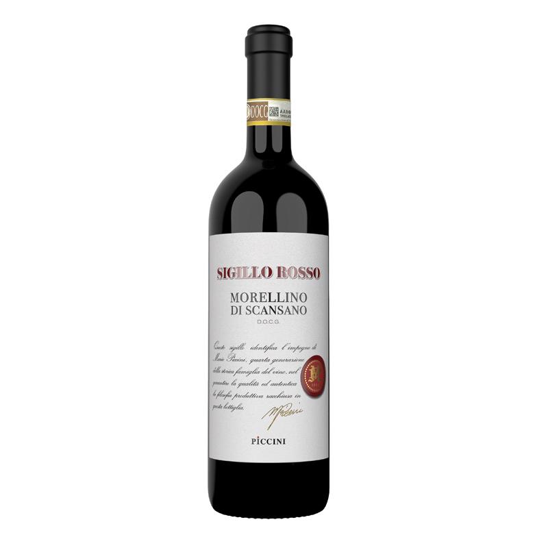 Vino tinto piccini sigillo rosso morellino di scansano