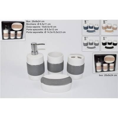  baÑo set ceramica 4pz 