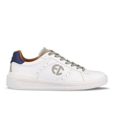 Tenis de hombre lth blanco con cordones y con suela en goma  