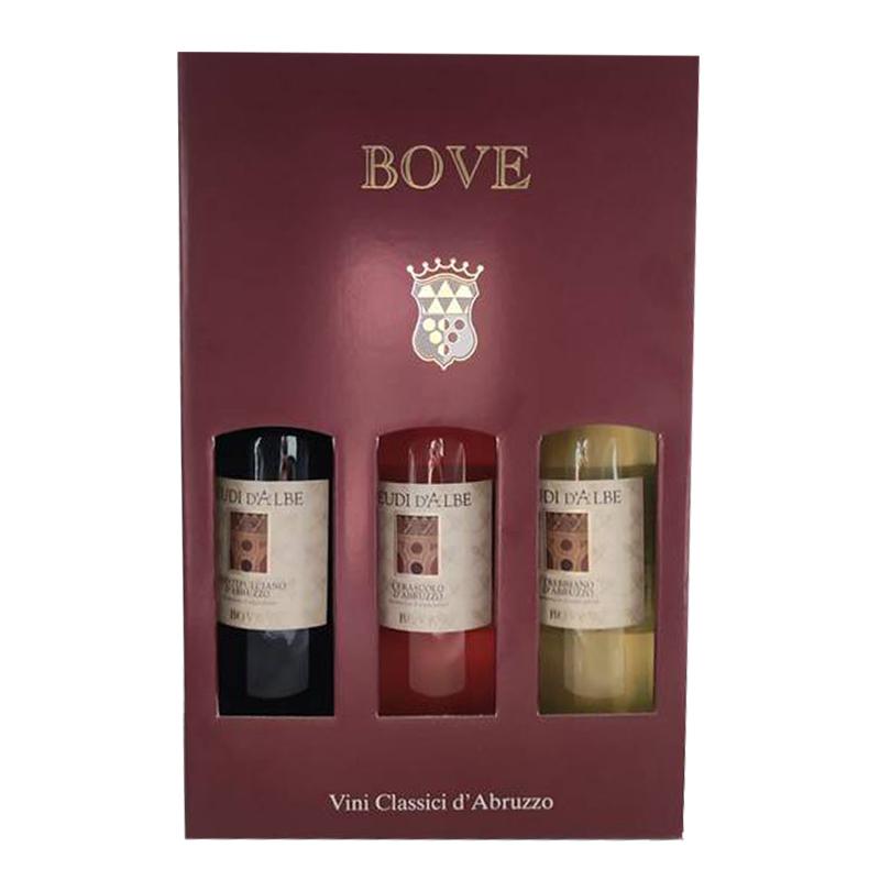 Vino confeccion Feudi d'Albe Bove 3 botellas 750ml