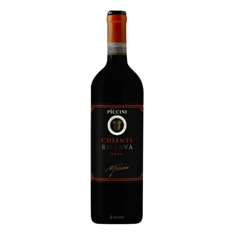 Vino tinto piccini chianti riserva docg 