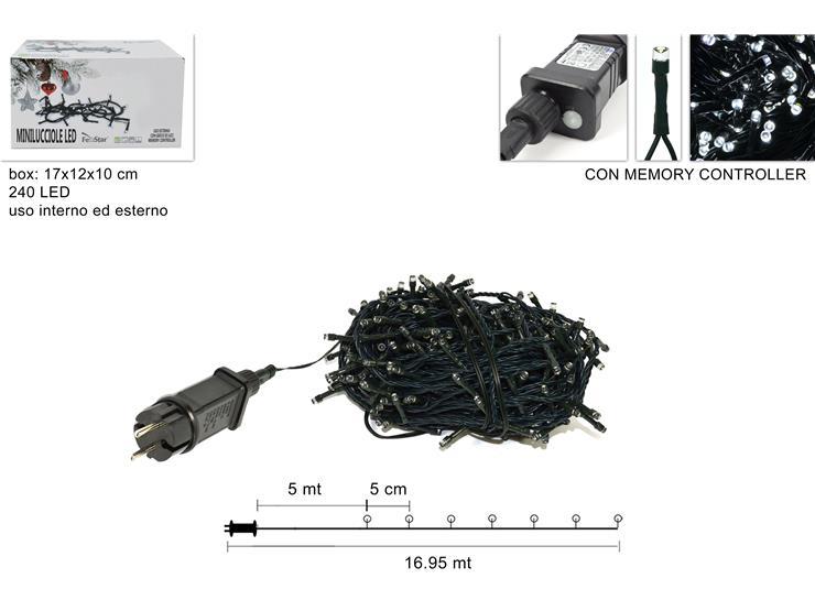 Guirnaldas  240 luces led blanco calido para uso exterior