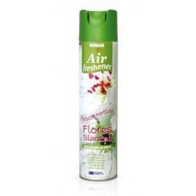 Ambientador spray flores blancos 405 cc 