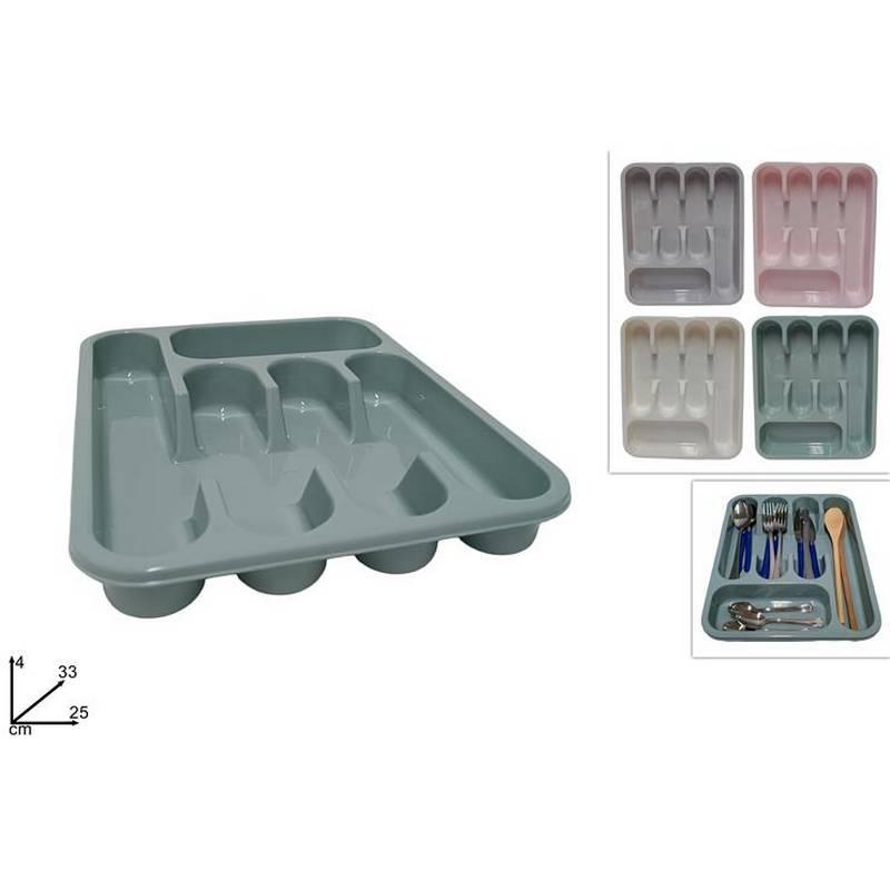 Organizador de cubiertos plastico 