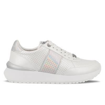 Tenis de mujer do-run mf blanco y plata 