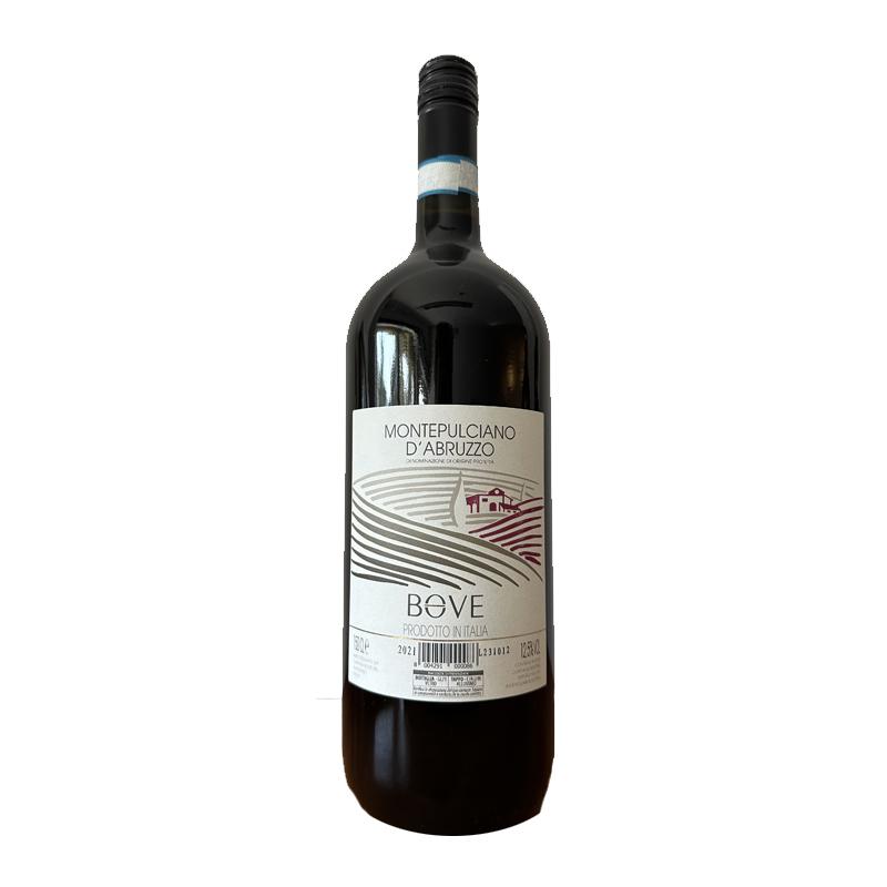 Vino tinto Montepulciano d'Abruzzo Bove 12,5%vol.