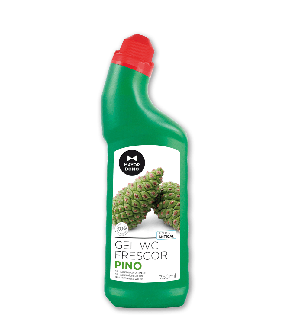 Gel limpiador pino para baño 750 ml 