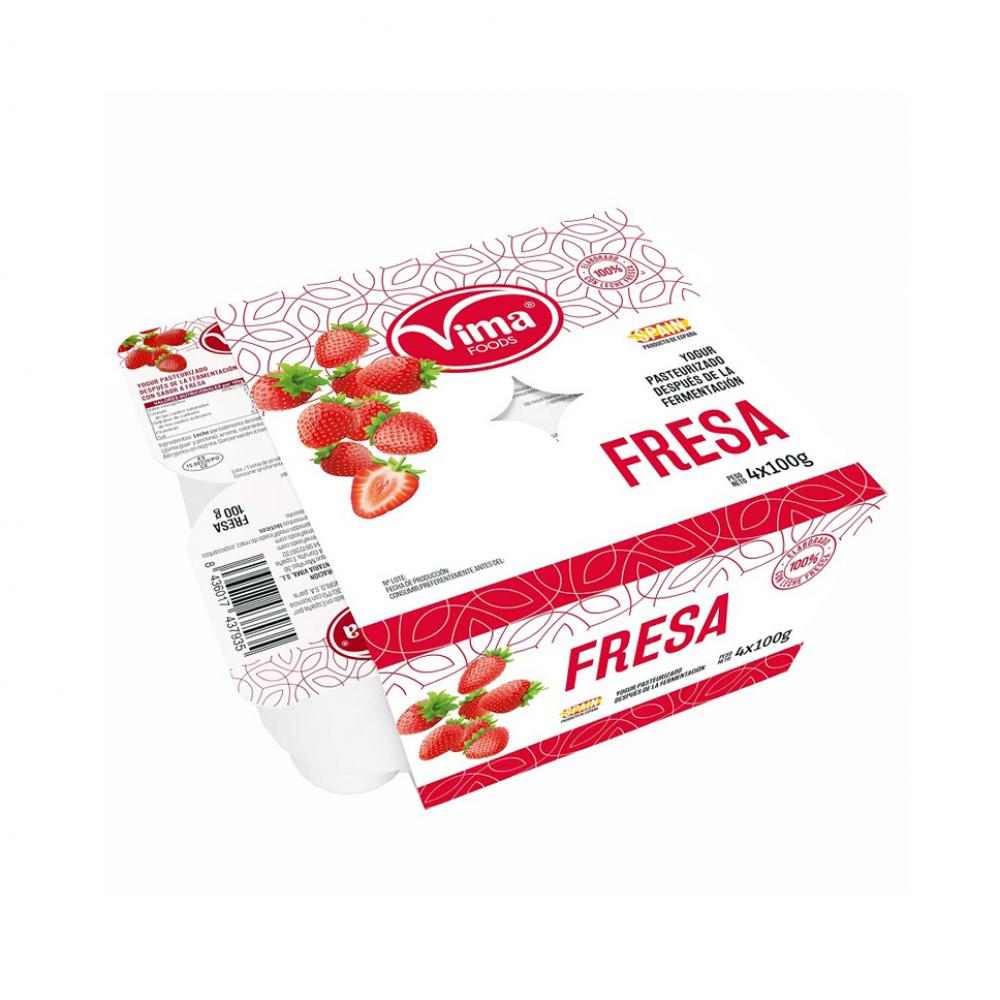 Yogurt de fresa ,100 g 