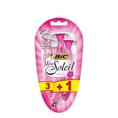 Maquina para afeitar de mujer  4 pz bic