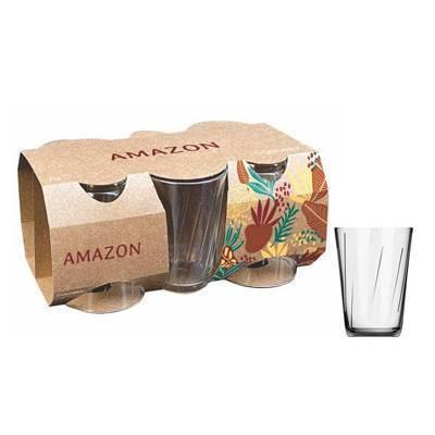 Vasos de vidrio 6 pz 200ml