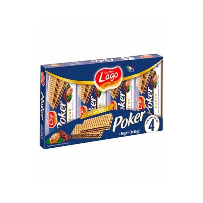 Sorbetos poker cocoa 45gr x 4 