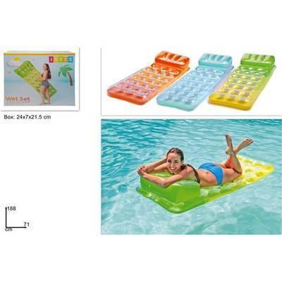 Salvavida colchon para playa  inflable cm 188x72