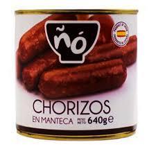 Chorizos en manteca  640gr Marca Vima 