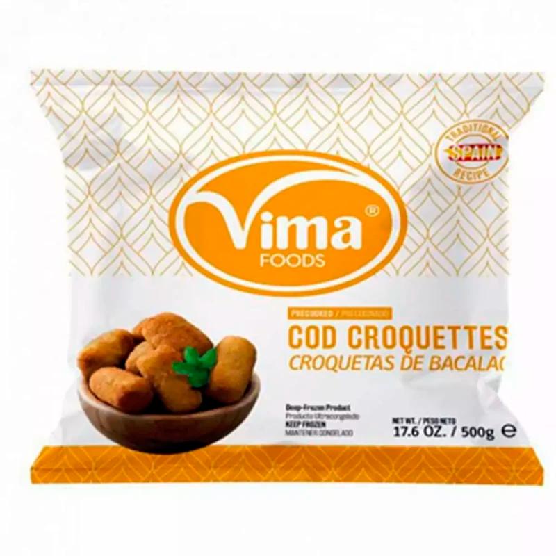 Croqueta Bacalao  Bolsa 8X500 Gr Marca VIMA 