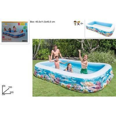 Piscina family  cm 305x183x565