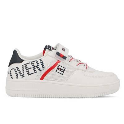 Tenis force blanco con cordones y pequeta