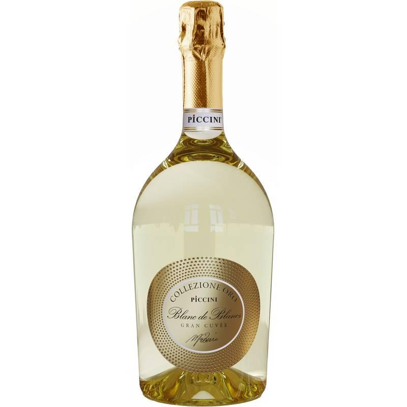 Vino blanco Piccini collezione oro Blan de Blans Gran Cuvee