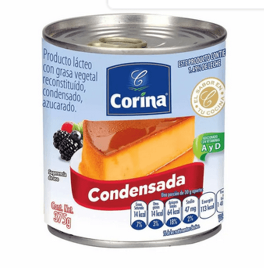 Leche condensada ,375g   