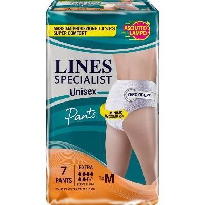 Culeros para adulto unisex  medios 7 pz lines