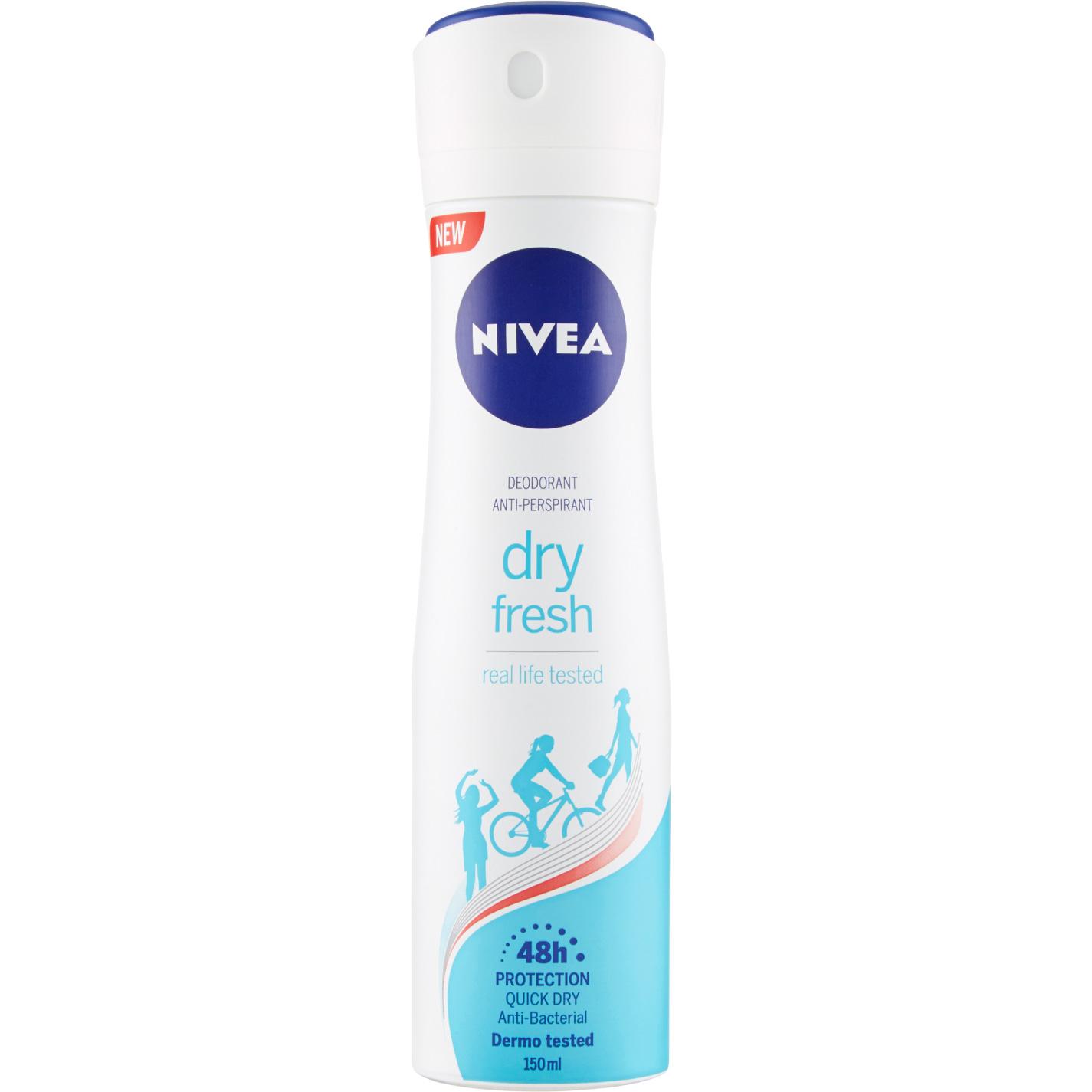 Desodorante deo spray fresco 150 ml  nivea