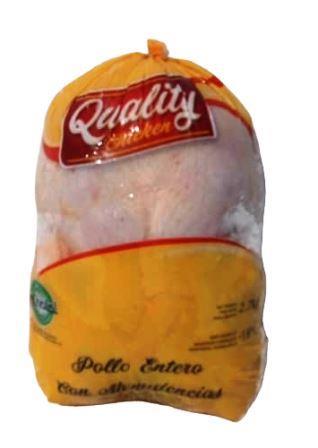  Pollo Entero  con  menudencia 2700GR