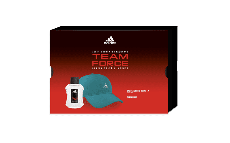 Set De Perfume P/H Adidas Team Force 100Ml +  Gorra